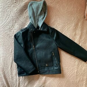 Zara Kids Faux Leather Moto Jacket